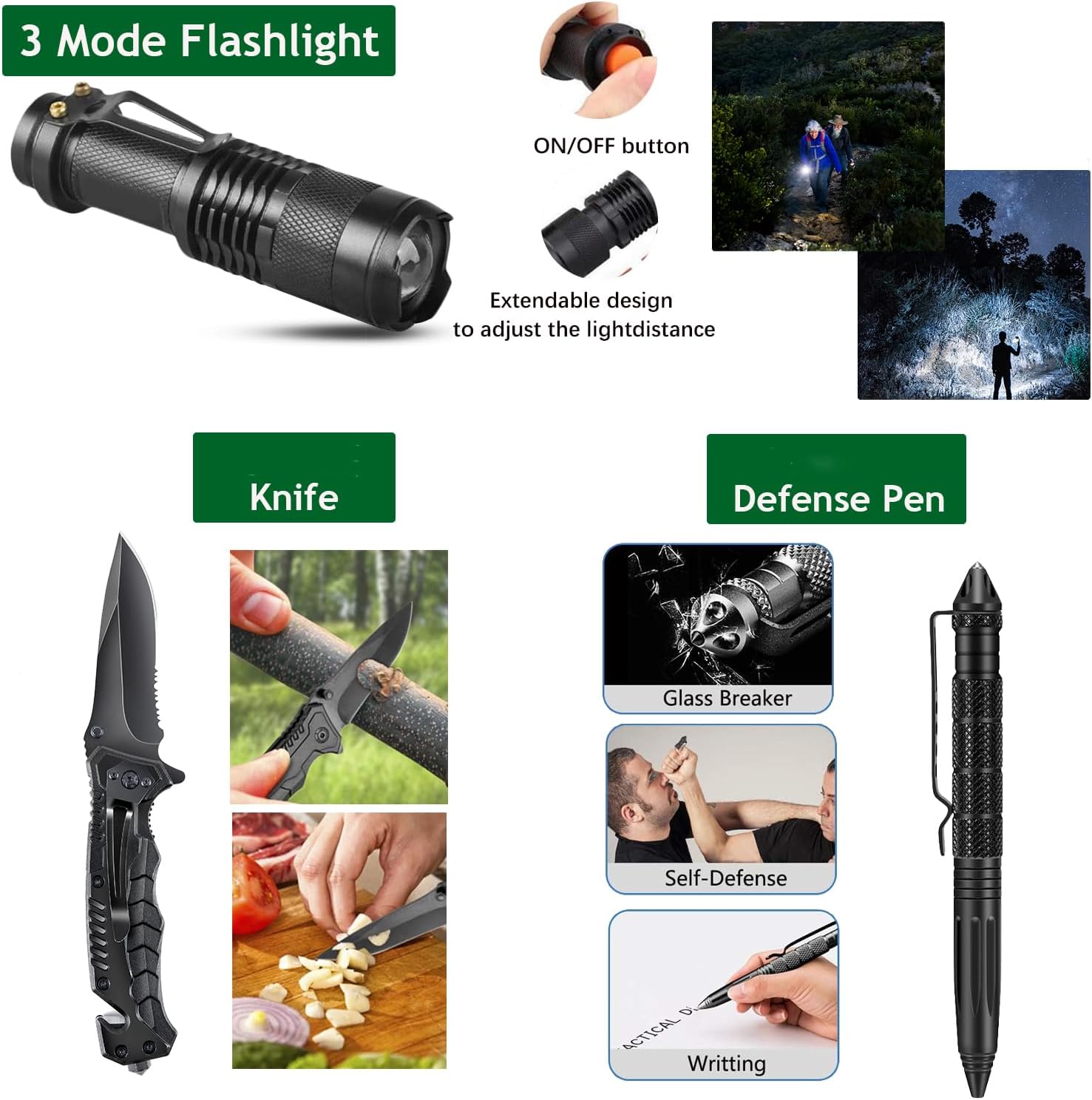 Paracord virvė su kompasu