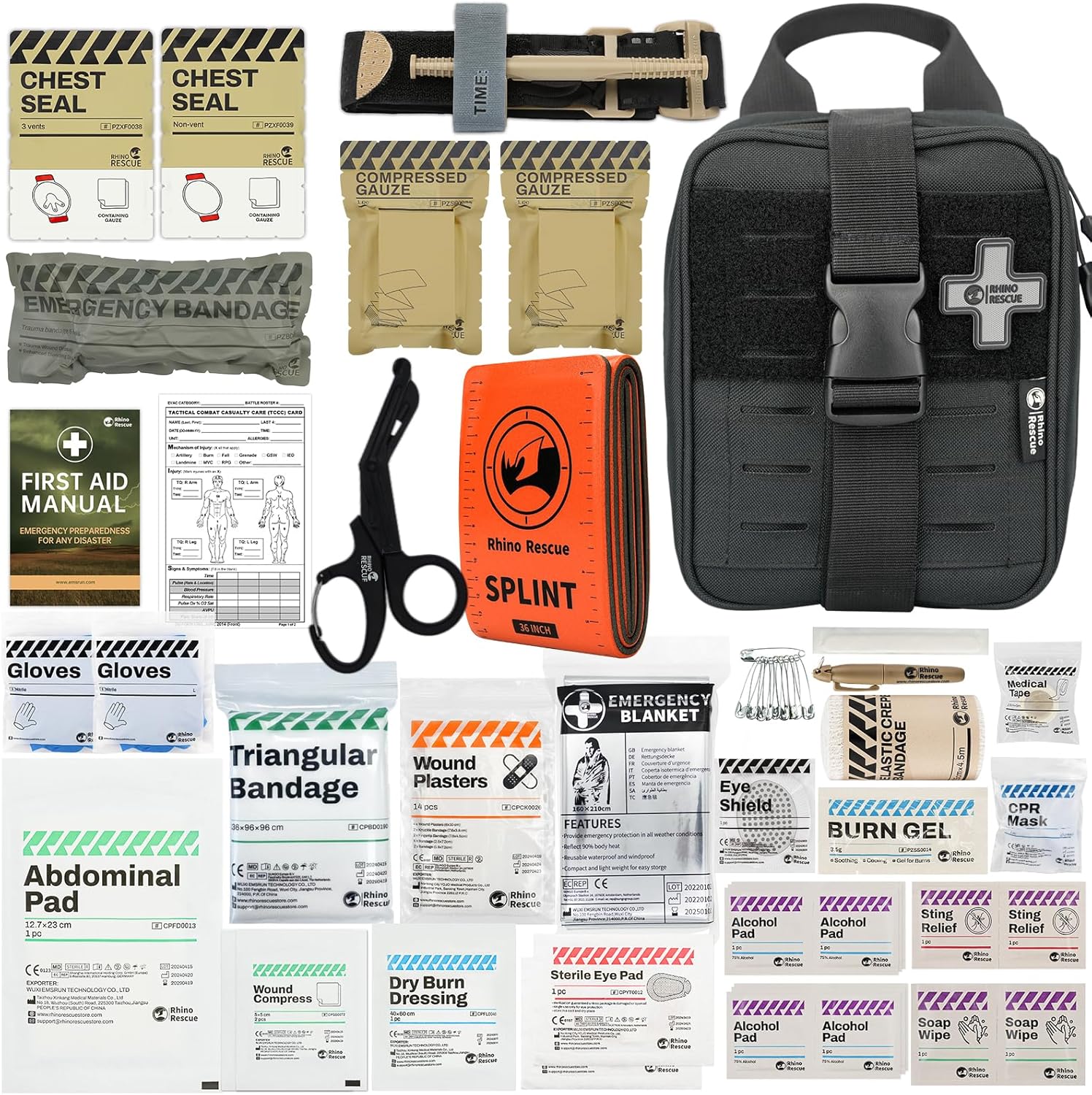 IFAK RHINO RESCUE PRO — taktinis pirmosios pagalbos rinkinys